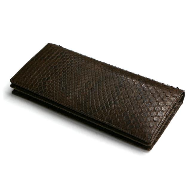 美品‼︎ヴィアドアンviadoan オイルマット 被せ型長財布 ブラック