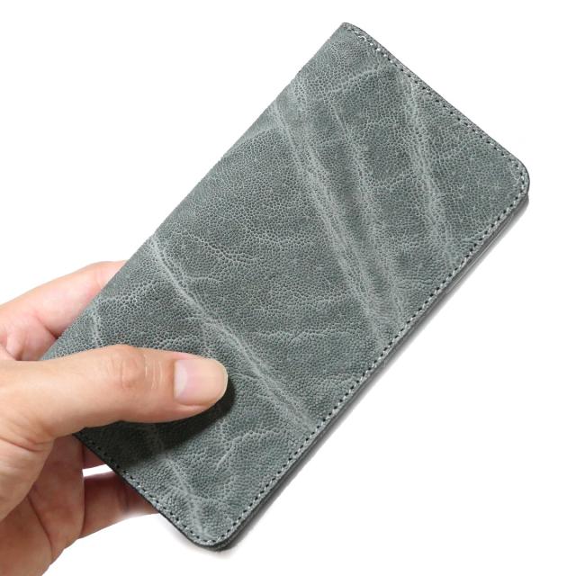 iPhone Galaxy 手帳型 スマホケース 多機種対応 iPhone16 iPhone15 iPhone14 iPhone13 iPhone12 ケース 手帳型 Galaxy S23 Galaxy S24 / iPhoneケース iPhoneカバー ベルトなし ベルトレス ポケット 手帳 ３段カード収納 本革 エレファントレザー_2