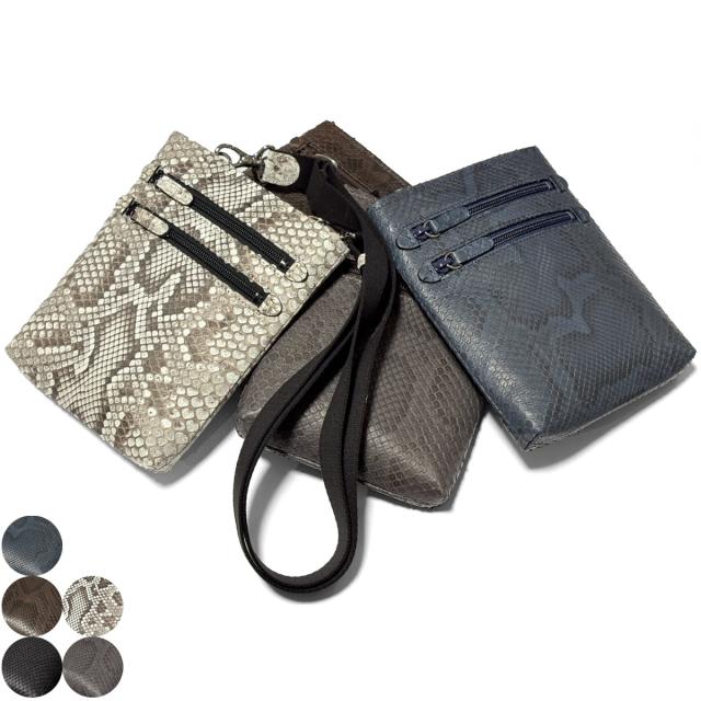 ショルダーバッグ 本革 蛇革 斜め掛け 着脱式 日本製 パイソン モラレス マット レディース メンズ python leather Shoulder Bag