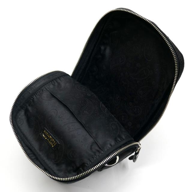 ボディバッグ メンズ レザー ショルダーバッグ 斜めがけ / 縦型 大容量