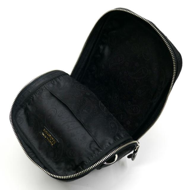 ボディバッグ メンズ レザー ショルダーバッグ 斜めがけ / 縦型 大容量