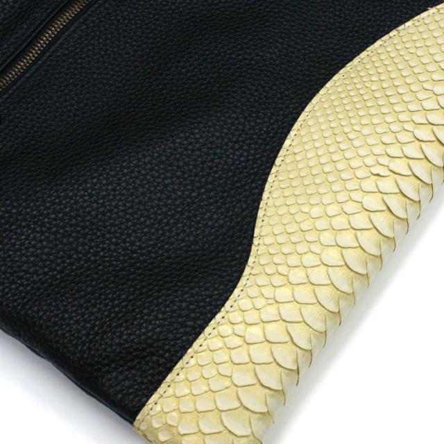 クラッチバッグ 本革 レザークラッチバッグ パイソン 蛇革 牛革 メンズ