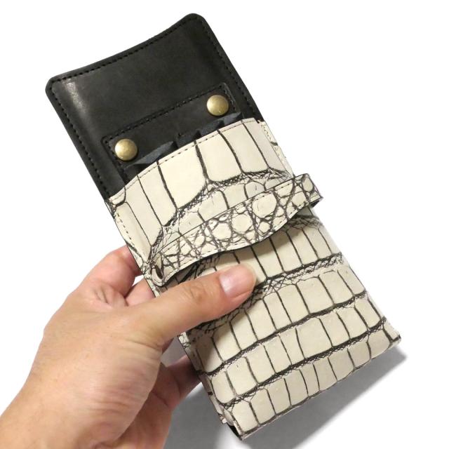 シザーケース シザーバック 美容師 トリマー 花屋 ベルト 革 4丁