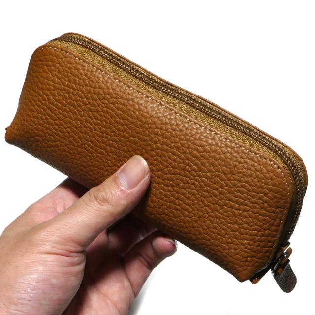 ペンケース ラウンドファスナー 筆箱 ふでばこ PenCase 本革 牛革_2