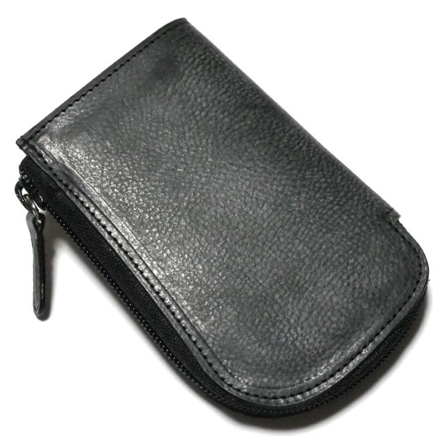 キーケース スマートキーケース ６連 メンズ レディース スマートキー 革 ラウンドファスナー ファスナー 本革 イタリアンレザー La Perla Azzurra社 アラスカ