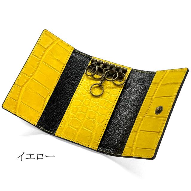 キーケース 5連 三つ折り スリムキーケース キーホルダー メンズ