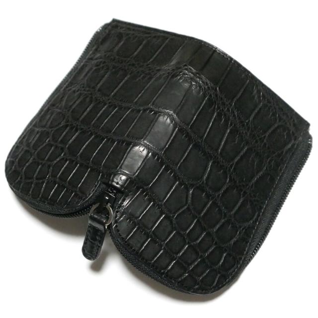 クロコダイルキーケース スマートキーキーホルダー 黒 クロコダイル