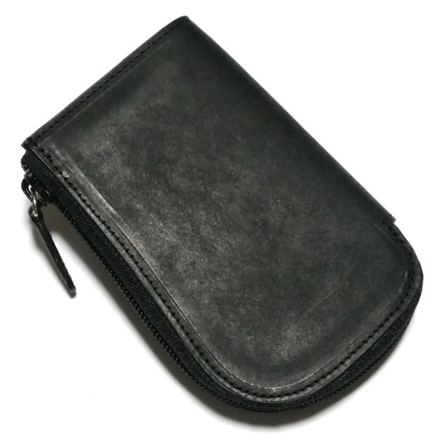 キーケース スマートキーケース ６連 メンズ レディース スマートキー 革 ラウンドファスナー ファスナー 本革 牛革 イタリアンレザー Virgilio Conceria Artigiana社 マルゴー