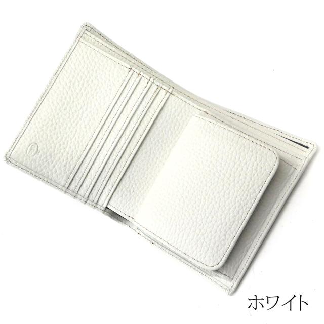 牛革 ブラウニー 本革 財布 二つ折り ボックス型 小銭入れ_13