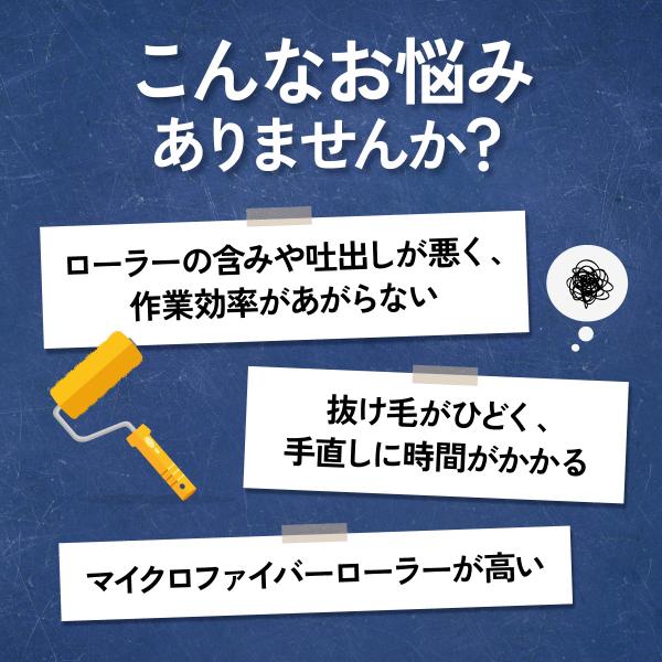 塗装ローラー スモール ペイント マイクロファイバー 100本セット ペンキ 用品 4インチ 14ミリ_1