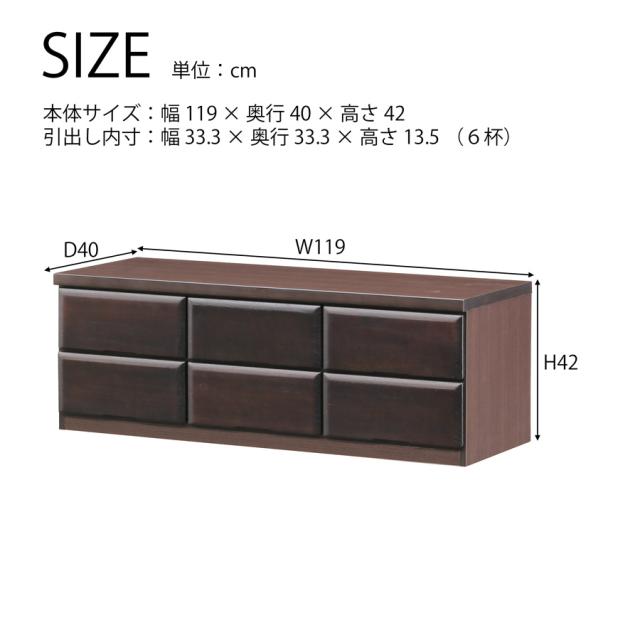 タンス ローチェスト 幅120 完成品 ロータンス 洋服タンス 120-2 収納家具チェスト 洋服収納タンス 収納ケース レール付き チェスト 2段タンス 整理タンス 低い棚 低い台 収納だな ローチェストおしゃれ ローボードテレビ台 木製ローチェスト 日本製 大川家具