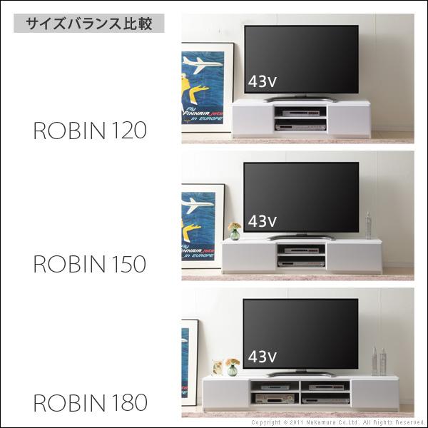 テレビ台 テレビボード 背面収納TVボード-ロビン 幅150cm リビングボード 北欧 モダン 鏡面 キャスター付 パソコン台 木目調 おしゃれ 在宅ワーク リモート_15