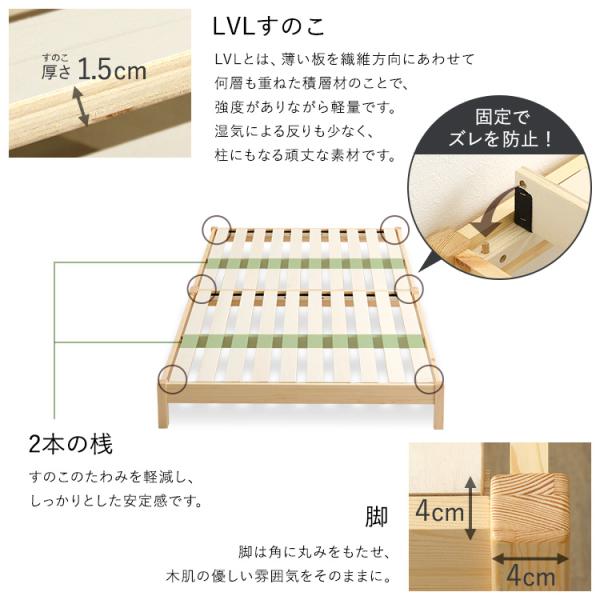 2分で完成！組立簡単ベッド【Trans-トランズ-】(セミシングルショート)_6