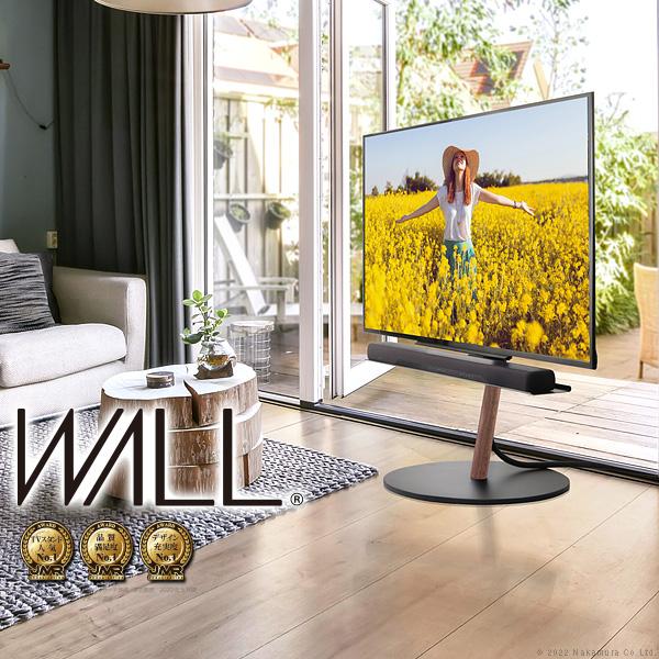 WALLインテリアテレビスタンドA2 ラージタイプ 45〜80v対応 大型テレビ対応 自立型 キャスター付き フラット テレビ台 震度7耐震試験済 EQUALS イコールズ