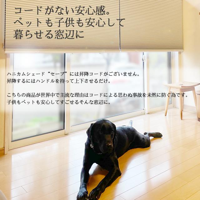 幅91- 120x丈210cm ハニカムスクリーン 遮光1級 コードレス