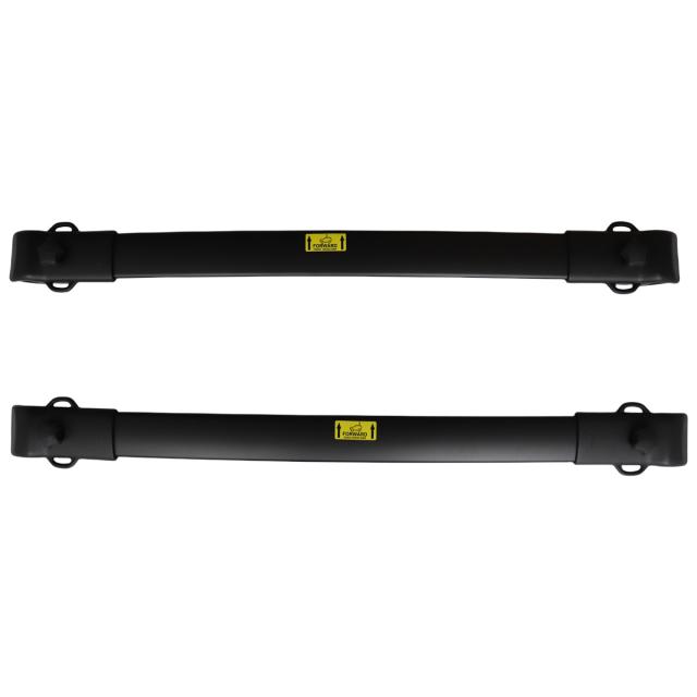 ＼即納／ トヨタ シエナ XL30 前期 後期 ルーフキャリア クロスバー ベースキャリア 北米仕様 アルミ製 2本セット ルーフラック 耐荷重75kg ルーフバー 積載 取説付き アウトドア 外装 アクセサリー ブラック ルーフレール付き車用 2011y~_2