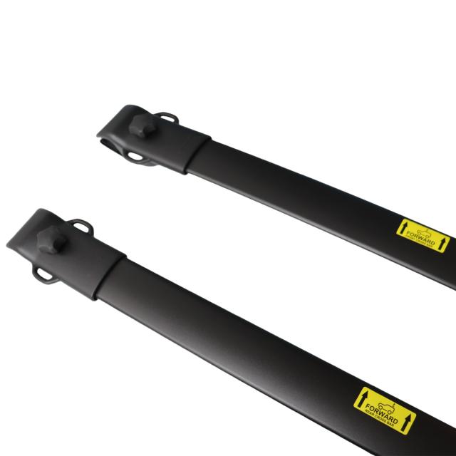 ＼即納／ トヨタ シエナ XL30 前期 後期 ルーフキャリア クロスバー ベースキャリア 北米仕様 アルミ製 2本セット ルーフラック 耐荷重75kg ルーフバー 積載 取説付き アウトドア 外装 アクセサリー ブラック ルーフレール付き車用 2011y~_7