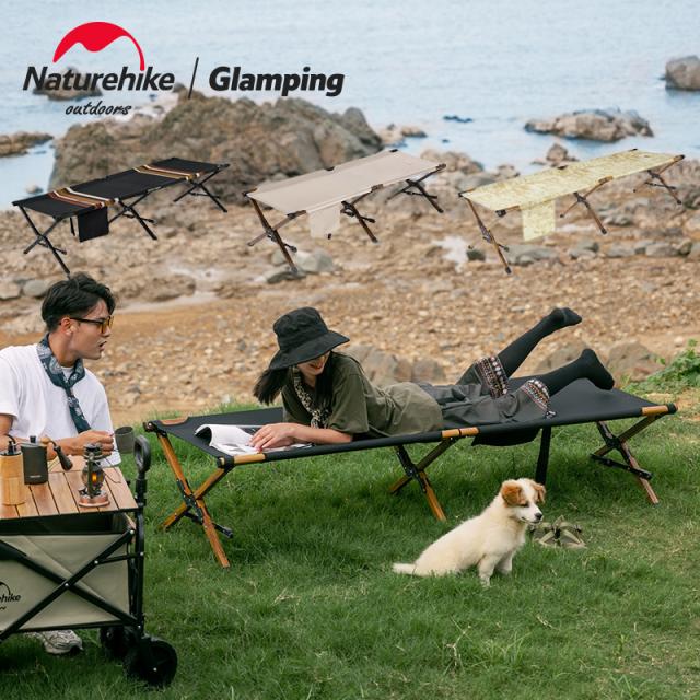 ＼即納／【Naturehike 正規品】折りたたみベッド コット 幅65cm アウトドア キャンピング コンパクト 軽量 防災 災害 イベント 防災グッズ キャンプ タクティカル ワイドコット フォールディングコット 簡易ベッド 静音設計 収納バッグ付き
