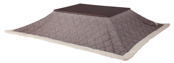 薄掛コタツ布団 長方形 ツイード (KK-102BR)