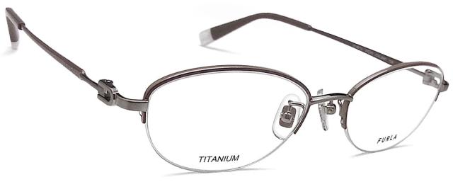 FURLA フルラ メガネ フレーム VFU611J 0487 眼鏡 アッシュグレー