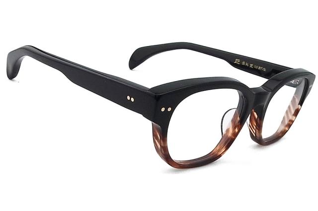 ☆匠 角矢甚治郎作【新品・鯖江メガネ】伊達メガネ セルフレーム 其38-ハ