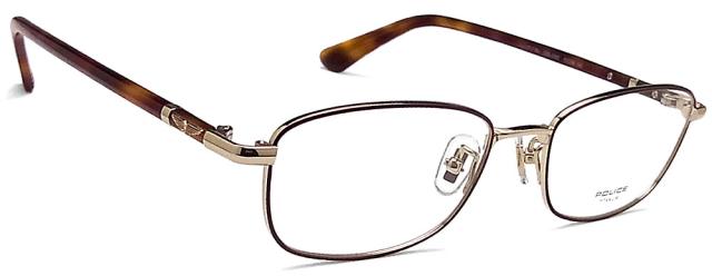 POLICE ポリス メガネフレーム VPLF39J-0300 眼鏡 伊達メガネ 度付き 青色光カット パソコン用 メンズ・レディース 男性用・女性用 ホワイトゴールド vplf-39j POLICE ポリス メガネフレーム VPLF39J-0300 眼鏡 伊達メガネ 度付き
