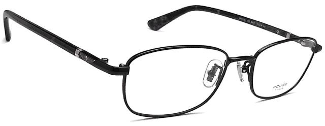 POLICE ポリス メガネフレーム VPLF39J-BK10 眼鏡 伊達メガネ 度付き