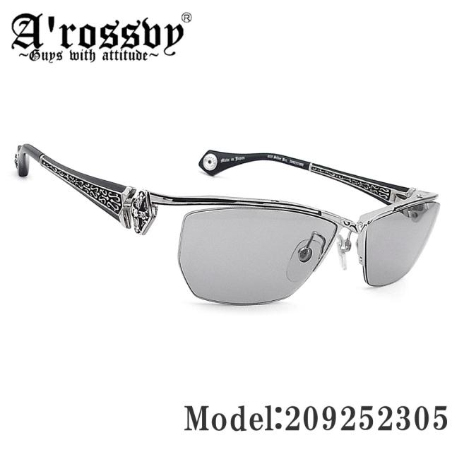 ロズヴィー ロズビー Arossvy 209252305 vol.24 シルバー×ブラック 925Silver 2024年モデル 日本製  シリアルNo.45/50サングラス 限定生産品
