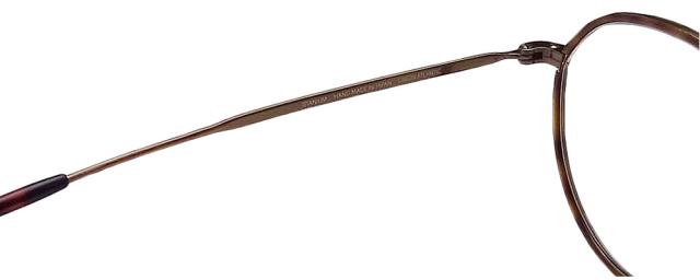 UNION ATLANTIC ユニオンアトランティック メガネ フレーム UA3623 AG/BR クラシック 伊達メガネ 度付き ダークハバナ×アンティークゴールド メンズ・レディース 日本製 UNION ATLANTIC ユニオンアトランティック メガネ フレーム UA3623 AG