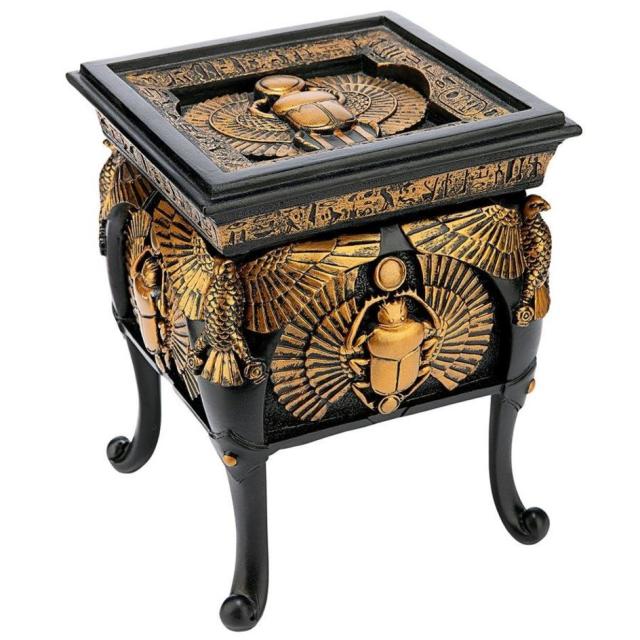 エジプトアンティーク置物スカラベ 古代エジプトの太陽神スカラベ（黄金虫）デザイン ロイヤル王室工芸品