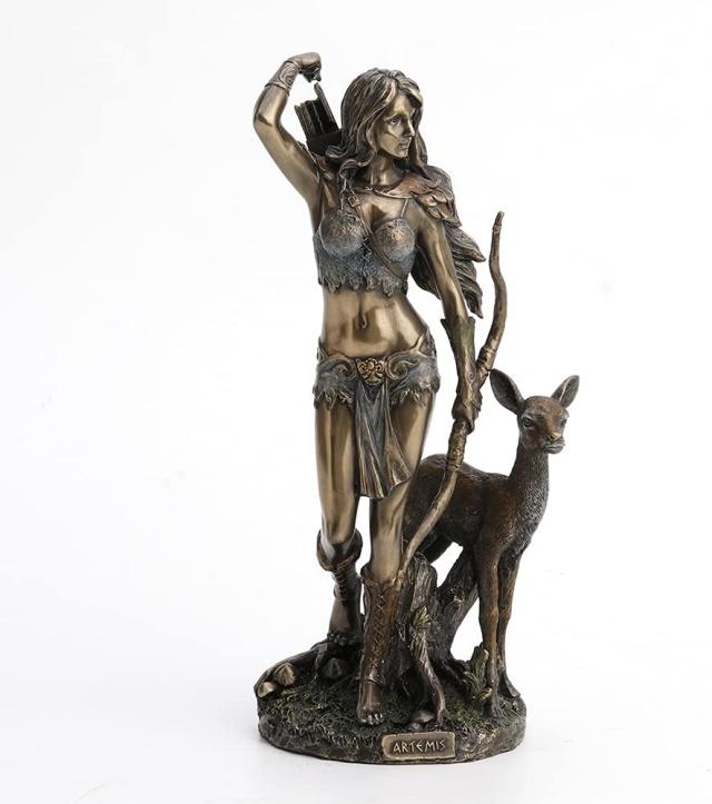 ヴェネローゼ製 狩猟する、アルテミス 古代ギリシャの女神 彫像 彫刻/ 狩猟・貞潔の女神 オリュンポス十二神)パルテノン神殿（輸入品)_3