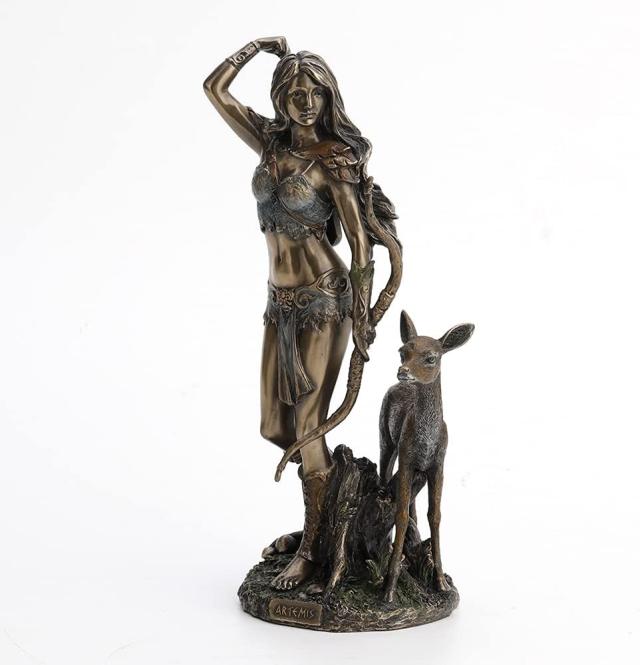 ヴェネローゼ製 狩猟する、アルテミス 古代ギリシャの女神 彫像 彫刻/ 狩猟・貞潔の女神 オリュンポス十二神)パルテノン神殿（輸入品)_4