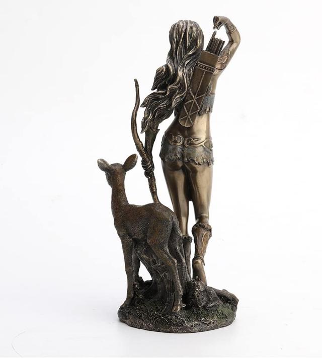ヴェネローゼ製 狩猟する、アルテミス 古代ギリシャの女神 彫像 彫刻/ 狩猟・貞潔の女神 オリュンポス十二神)パルテノン神殿（輸入品)_7