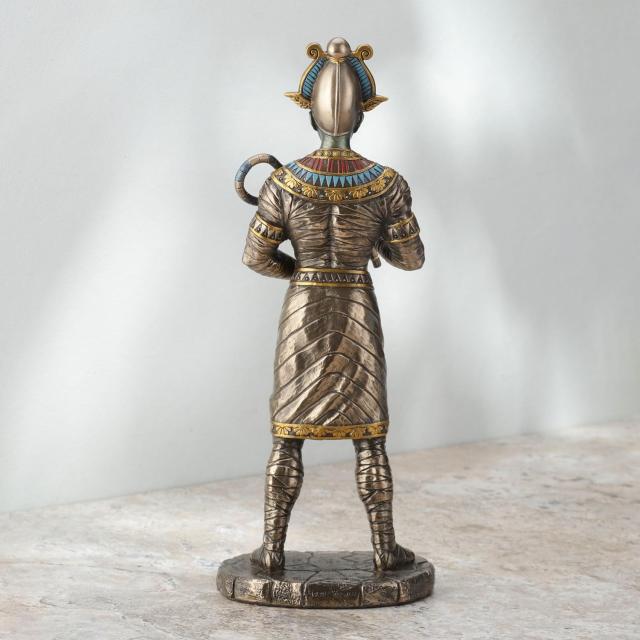 古代エジプト 冥界の主オシリス神 ブロンズ風彫像 ナイル川 ピラミッド 神殿 インテリア 贈り物（輸入品_7