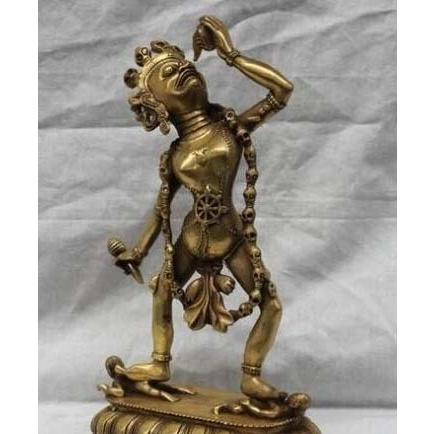 チベット仏教 真鍮製 金剛瑜伽女 荼枳尼天 仏像 ダキニ・ヴァジュラヴァラーヒー/ タントラの女神高さ 約25ｃｍ/ 曼荼羅 贈り物（輸入品_3
