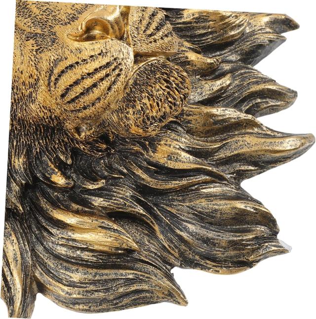 模造銅風ライオンヘッドウォールアート壁装飾胸像壁掛け工芸品頭彫刻動物ホーム装飾オーナメント書斎寝室贈り物輸入品_7