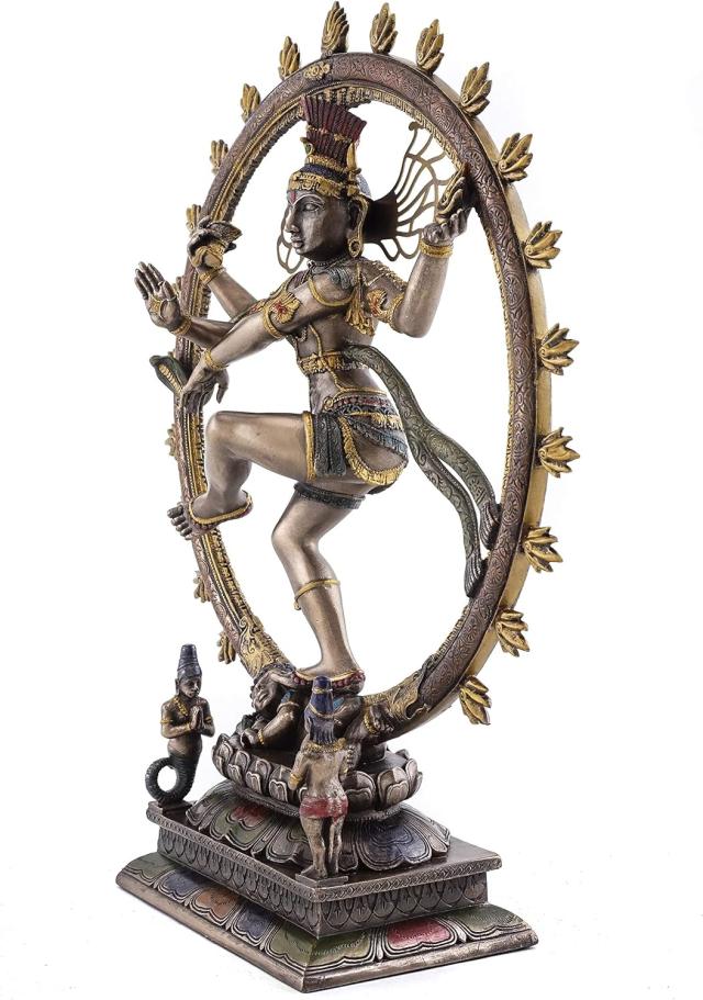 踊るナタラジャシヴァ像悪無知死を滅ぼす神聖なヒンズー教神彫像