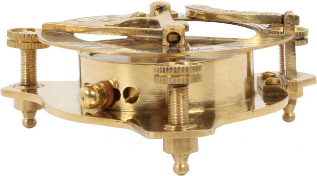 即納！3インチ サンデル・コンパス(羅針盤) - ソリッド・ブラス・サンダイヤル/ Sundial Compass - Solid Brass Sun Dial（輸入品）_1