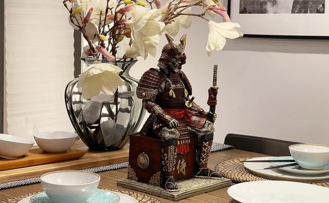 中世古代日本サムライ侍不死身の戦士 レジン像ホーム装飾置物工芸品リビングオフィスデスク書斎ギフト贈り物輸入品_10