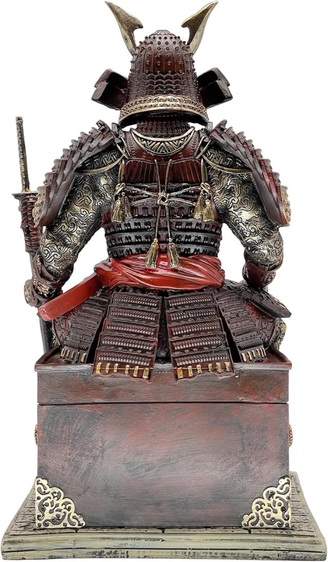 中世古代日本サムライ侍不死身の戦士 レジン像ホーム装飾置物工芸品リビングオフィスデスク書斎ギフト贈り物輸入品_3