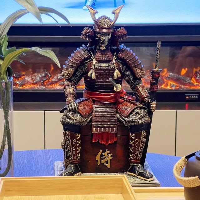 中世古代日本サムライ侍不死身の戦士 レジン像ホーム装飾置物工芸品リビングオフィスデスク書斎ギフト贈り物輸入品_4