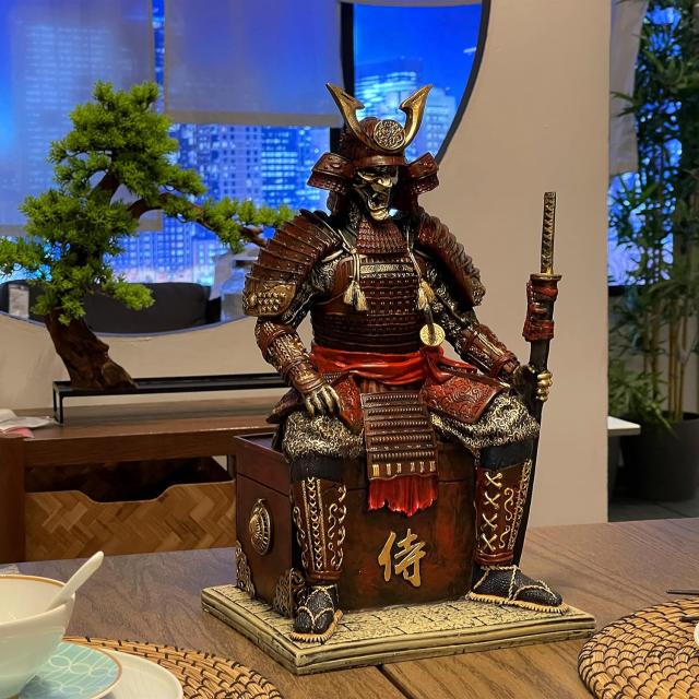 中世古代日本サムライ侍不死身の戦士 レジン像ホーム装飾置物工芸品リビングオフィスデスク書斎ギフト贈り物輸入品_7