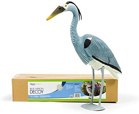 Aquascape製 アオサギ （青鷺）リアルフィギュア動物彫像 鳥デコイ 池 滝 景観 庭園用 プレゼント輸入品_5