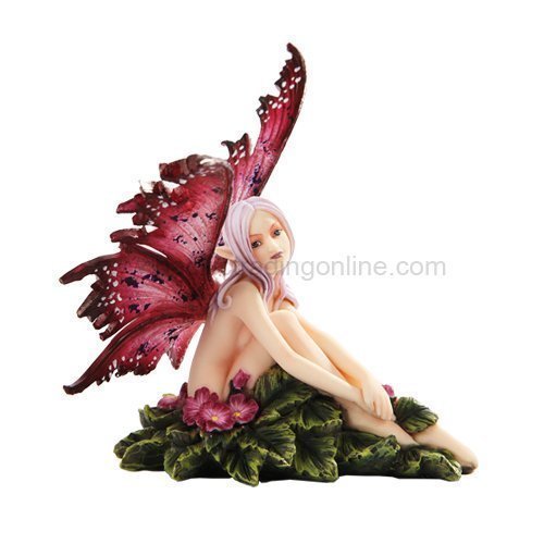 「貴方がここに、居て欲しい」との願い 花の妖精フェアリー彫像/ メアリー 妖精コレクション 贈り物（輸入品