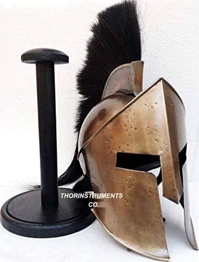 木製スタンド付き古代ギリシャ スパルタ レオニダス王 映画 『300