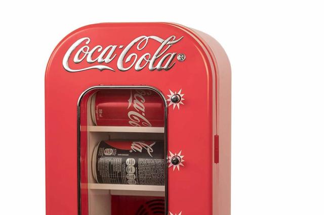 COCA-COLA コカ・コーラ レトロ調 コカコーラ 自動販売機型冷蔵庫 レトロベンディングマシーン CVF18-G 10缶収納型 Vending Fridg[輸入品]_2