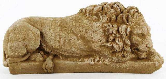 バチカンの2匹のライオン ストーン風 彫像/ サン・ピエトロ大聖堂 カトリック教会 玄関 エントランス 記念品プレゼント贈り物　(輸入品