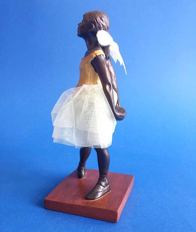 パラストーン製 ドガ作 リトルダンサー『14歳の小さな踊り子』(1881) ファブリック製スカート彫像 バレー 贈り物 誕生祝い（輸入品）_2