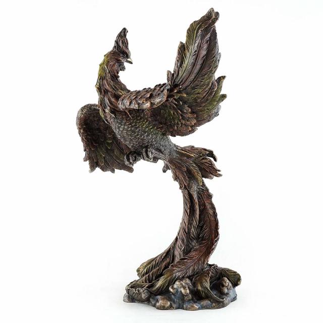 伝説の飛翔するフェニックス（不死鳥）彫刻 彫像（輸入品)_3