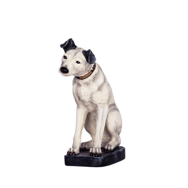 西洋彫刻 「ニッパー」RCA ドッグ彫像 最も有名な子犬のペット彫像 置物/ 書斎 コレクション 記念品 誕生日 お祝いプレゼント贈り物(輸入品_4